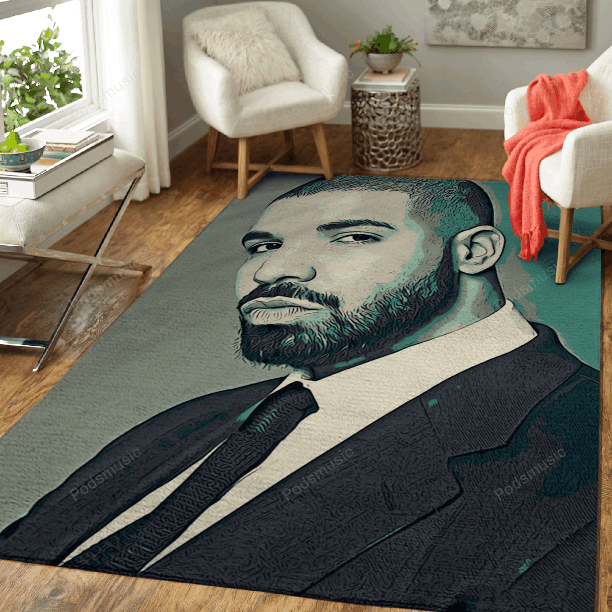 Drake 12 Musiker für Fans Teppich, Teppiche - Outdoor Teppich, Teppich Wohnzimmer, Küchenteppich, Kinderzimmer, Modern