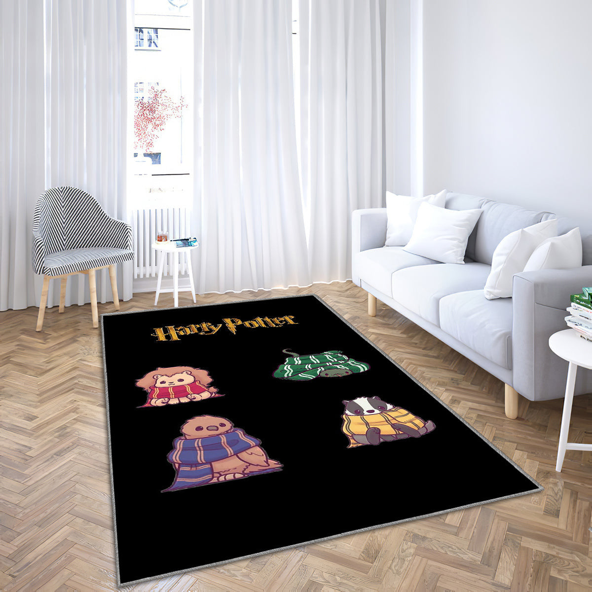 Süße Hp Tiere Teppich, Teppiche - Harry Outdoor Teppich, Harry Potter Teppich Wohnzimmer, Küchenteppich, Kinderzimmer, Modern