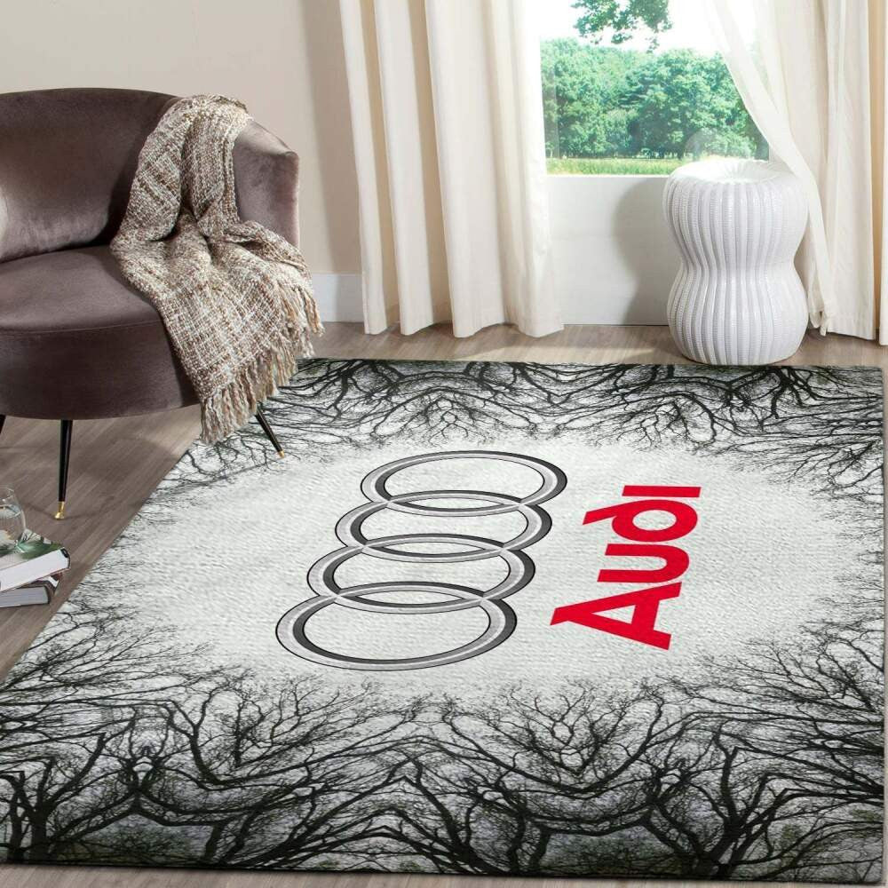 Bereich Audi Logo Supercars Fn131218 Teppich, Teppiche - Outdoor Teppich, Teppich Wohnzimmer, Küchenteppich, Kinderzimmer, Modern