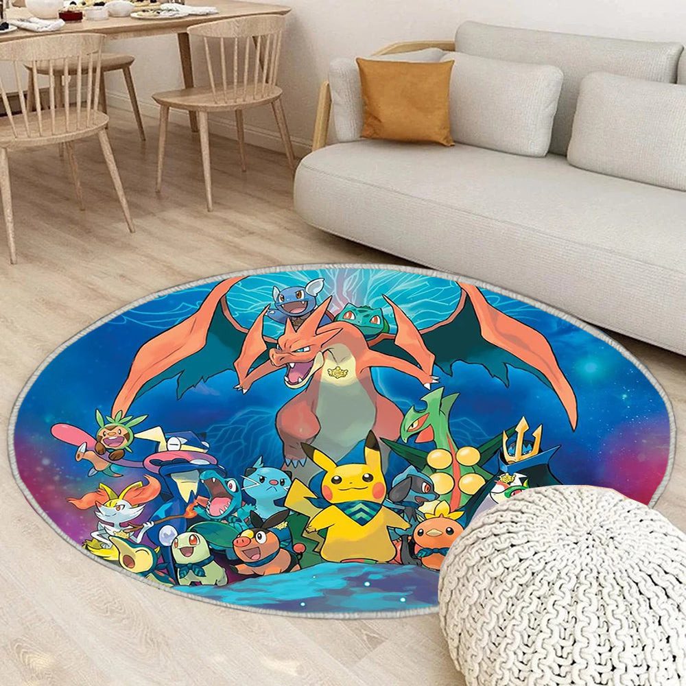 Die 10 stärksten Pokémon in Pokémon Go Teppich Rund, Teppiche - Outdoor Teppich Rund, Teppich Wohnzimmer, Carpet, Rug