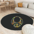 Nintendo Geburtstag Teppich Rund, Teppiche - Outdoor Teppich Rund, Teppich Wohnzimmer, Carpet, Rug