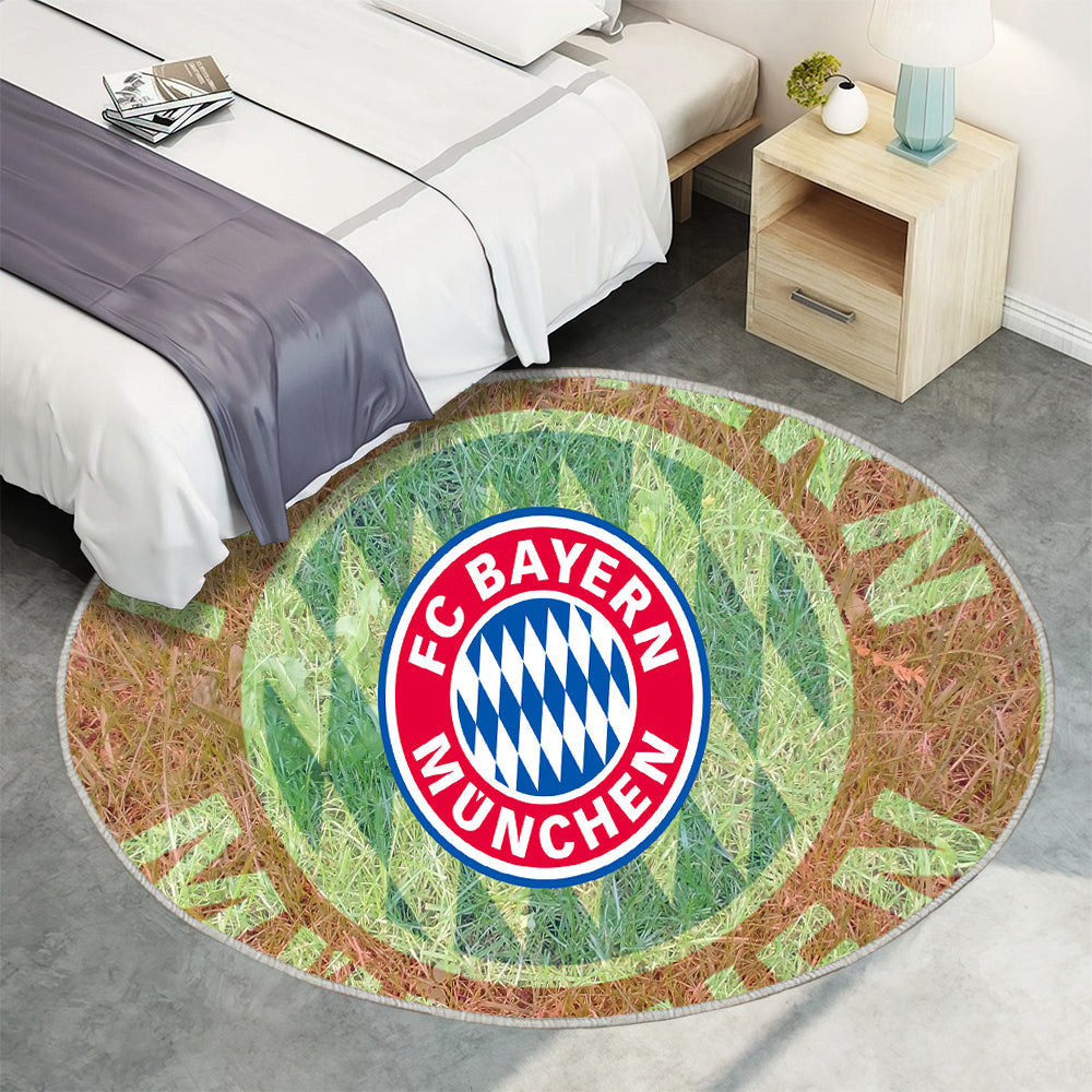 Muchen Bayer Teppich Rund, Teppiche - Outdoor Teppich Rund, Teppich Wohnzimmer, Carpet, Rug