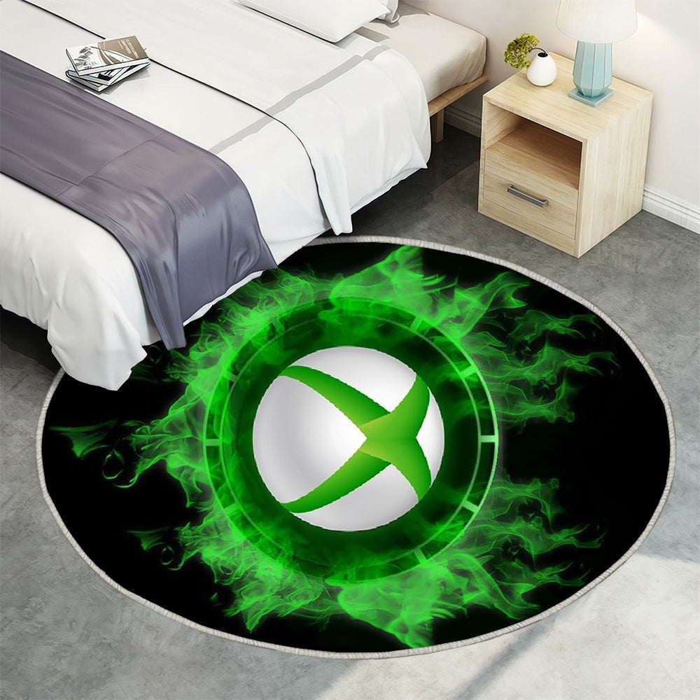 Playstation Teppich Rund, Teppiche - Spielen Outdoor Teppich Rund, Spiel Teppich Wohnzimmer, Carpet, Rug