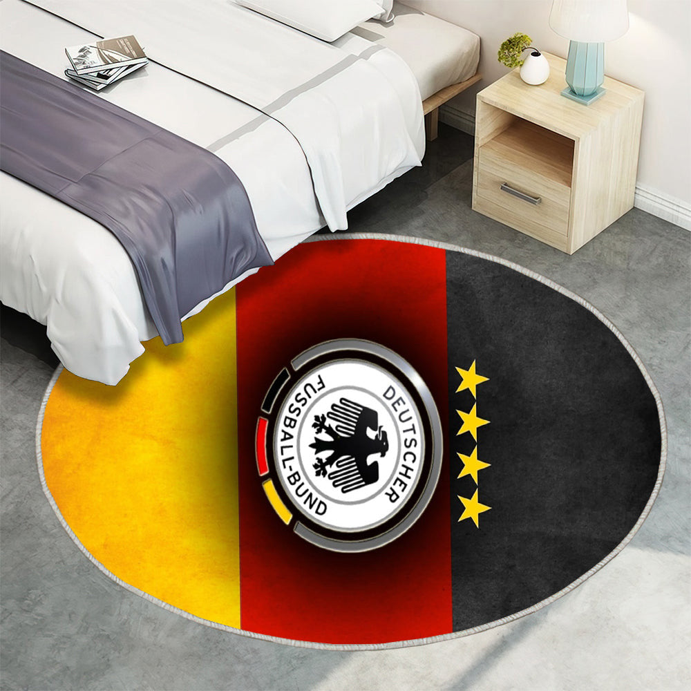 Deutschland Teppich Rund, Teppiche - Tasse Outdoor Teppich Rund, Deutsch Teppich Wohnzimmer, Carpet, Rug