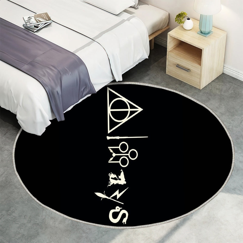 Immer Harry Potter Teppich Rund, Teppiche - Harry Outdoor Teppich Rund, Töpfer Teppich Wohnzimmer, Carpet, Rug