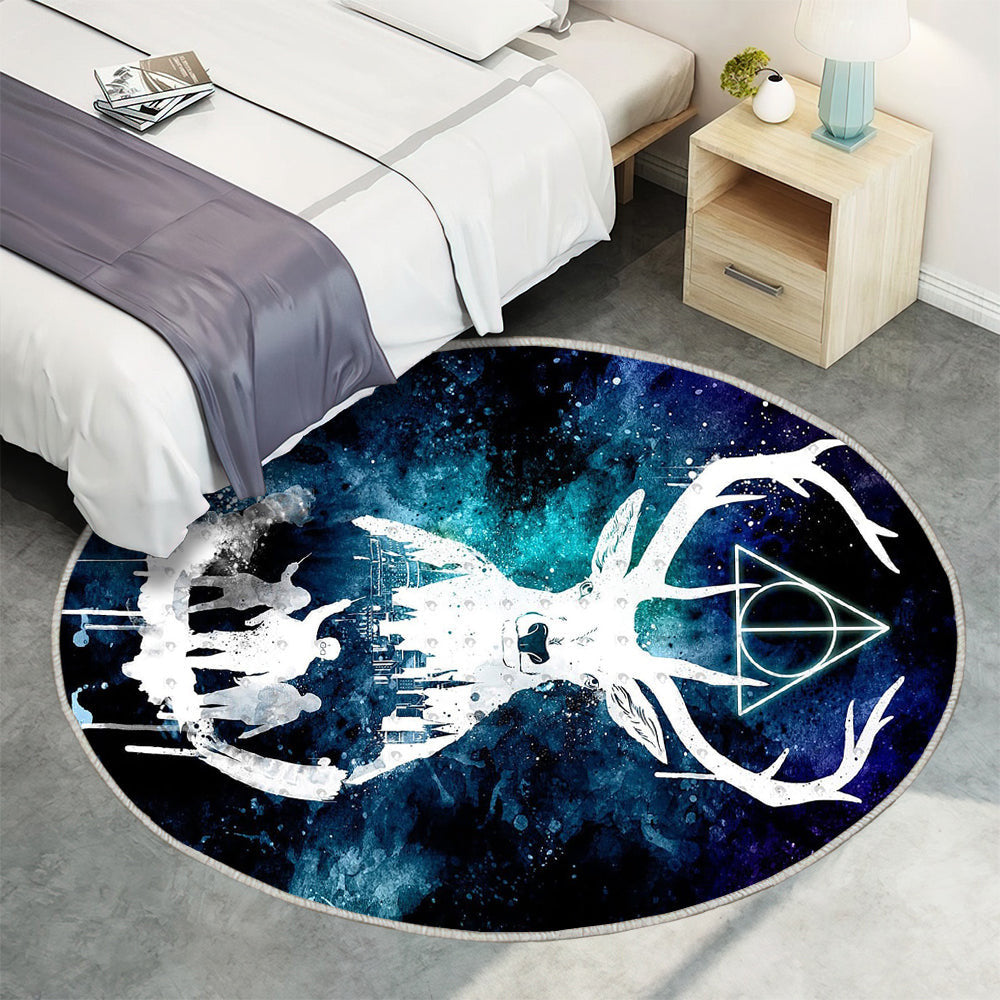 Harry Potter Teppich Rund, Teppiche - stets Outdoor Teppich Rund, Kunst Teppich Wohnzimmer, Carpet, Rug