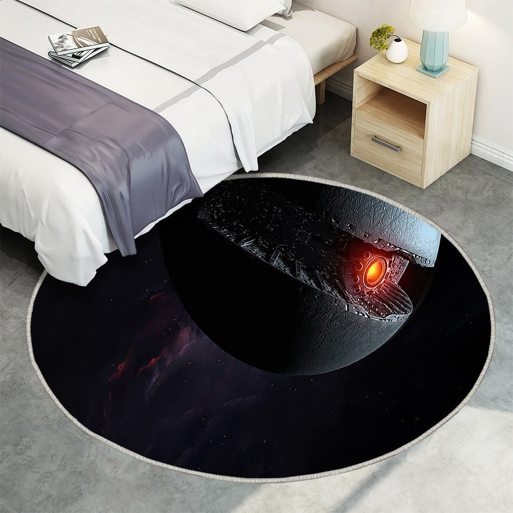 Starkiller Basis Star Wars Das Erwachen der Macht Teppich Rund, Teppiche - Outdoor Teppich Rund, Teppich Wohnzimmer, Carpet, Rug