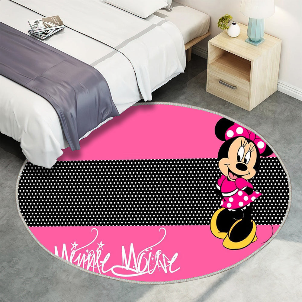 Beste Minnie Maus Teppich Rund, Teppiche - Outdoor Teppich Rund, Teppich Wohnzimmer, Carpet, Rug