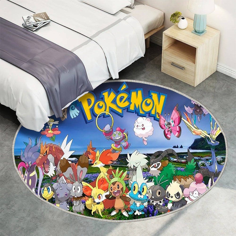 Top 05 Spiel Pokémon Teppich Rund, Teppiche - Outdoor Teppich Rund, Teppich Wohnzimmer, Carpet, Rug