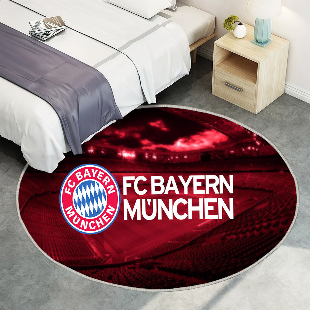 Bayer München Teppich Rund, Teppiche - Outdoor Teppich Rund, Teppich Wohnzimmer, Carpet, Rug