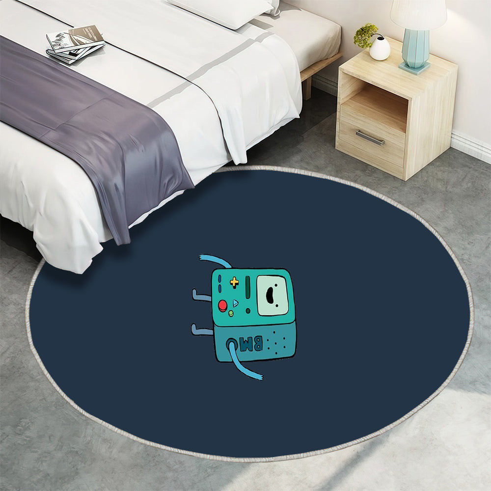 Abenteuerzeit BMC Teppich Rund, Teppiche - Karikatur Outdoor Teppich Rund, Teppich Wohnzimmer, Carpet, Rug