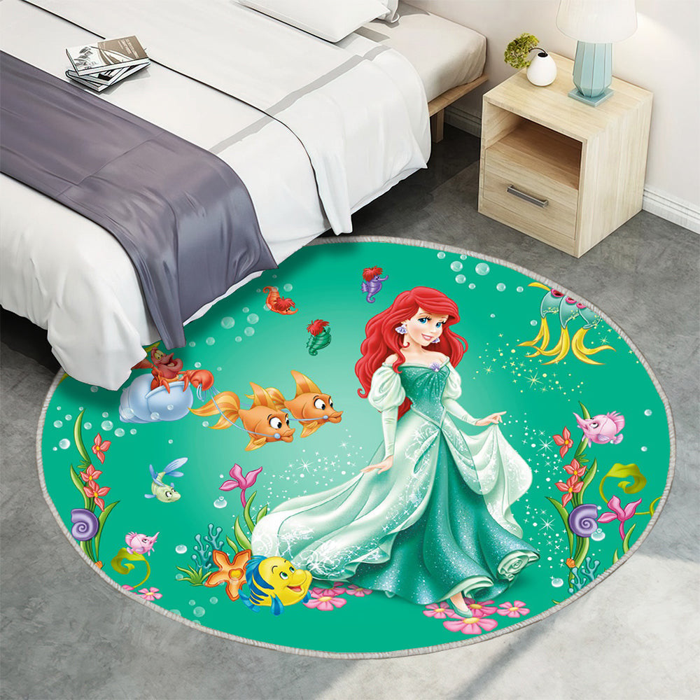 Disney Teppich Rund, Teppiche - Prinzessin Outdoor Teppich Rund, Bild Teppich Wohnzimmer, Carpet, Rug