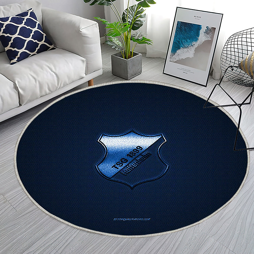 Tsg 1899 Hoffenheim Teppich Rund, Teppiche - Deutscher Fußballverein Outdoor Teppich Rund, Bundesliga Teppich Wohnzimmer, Carpet, Rug