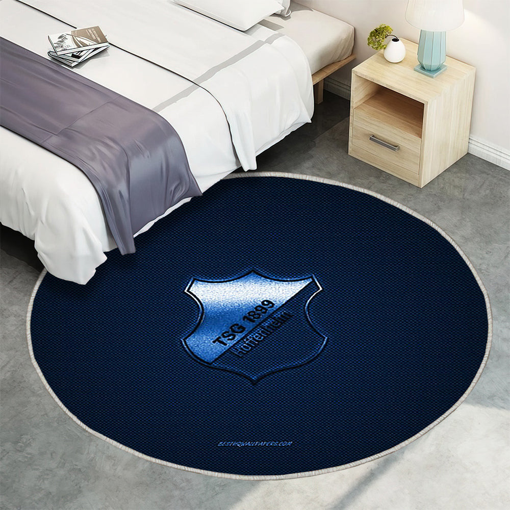 Tsg 1899 Hoffenheim Teppich Rund, Teppiche - Deutscher Fußballverein Outdoor Teppich Rund, Bundesliga Teppich Wohnzimmer, Carpet, Rug