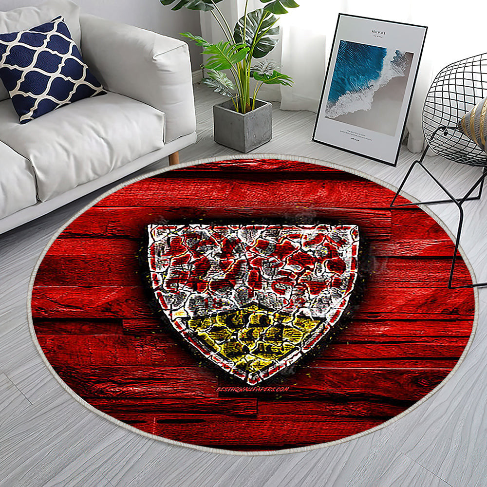 Stuttgarter Fc Teppich Rund, Teppiche - Feurig Outdoor Teppich Rund, Bundesliga Teppich Wohnzimmer, Carpet, Rug