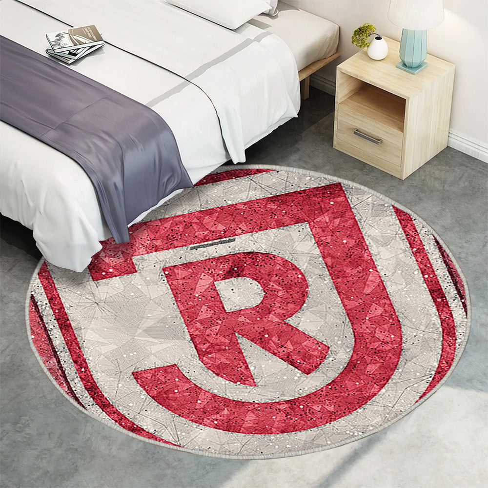 Ssv Jahn Regensburg Deutscher Fußballverein Teppich Rund, Teppiche - Kreativ Outdoor Teppich Rund, Geometrische Kunst Teppich Wohnzimmer, Carpet, Rug
