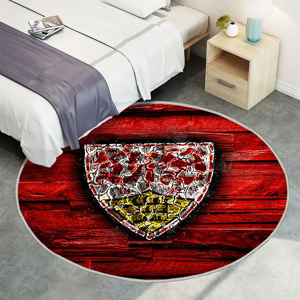 Stuttgarter Fc Teppich Rund, Teppiche - Feurig Outdoor Teppich Rund, Bundesliga Teppich Wohnzimmer, Carpet, Rug