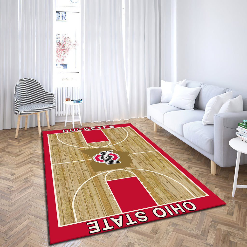 Ohio State Buckeyes Imperial Courtside teppich, teppiche - State Rosskastanie outdoor teppich, teppich wohnzimmer, Küchenteppich, kinderzimmer, modern