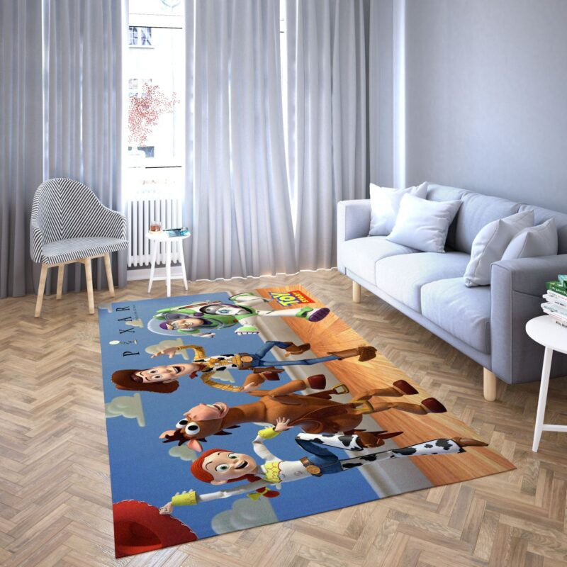 Toy Story 4 Teppich, Teppiche - Outdoor Teppich, Teppich Wohnzimmer, Küchenteppich, Kinderzimmer, Modern