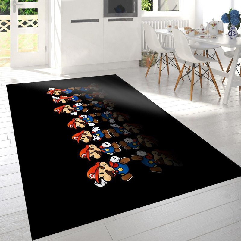 Super Mario 45 Teppich, Teppiche - Outdoor Teppich, Teppich Wohnzimmer, Küchenteppich, Kinderzimmer, Modern