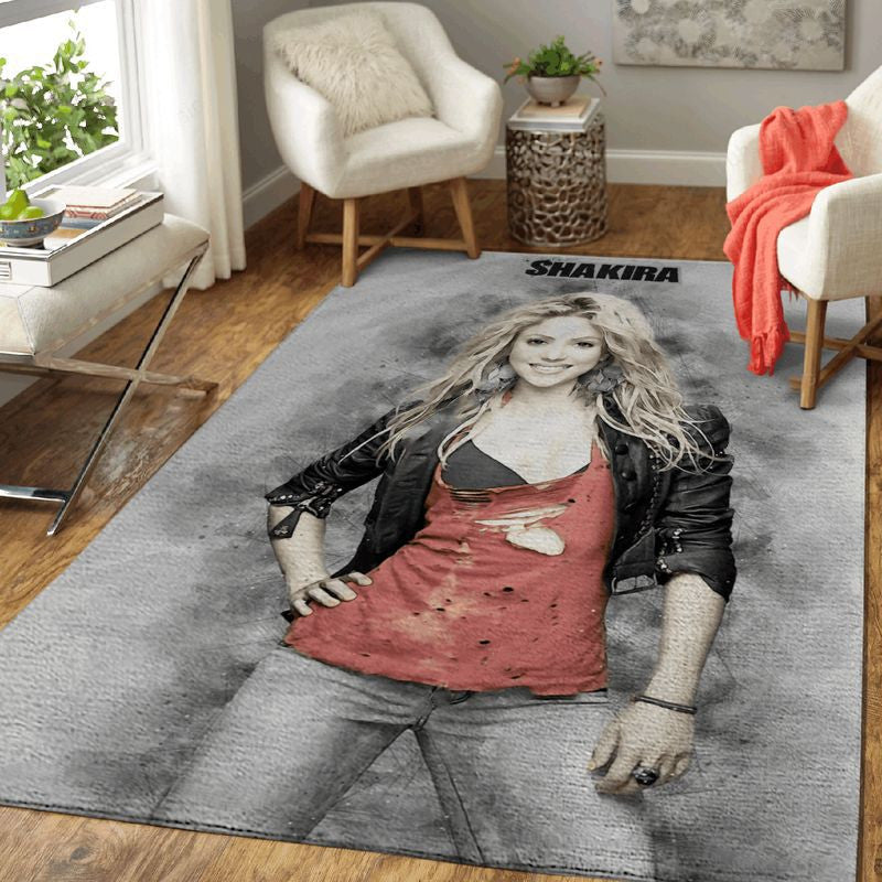 Shakira Singer 1 Teppich, Teppiche - Outdoor Teppich, Teppich Wohnzimmer, Küchenteppich, Kinderzimmer, Modern