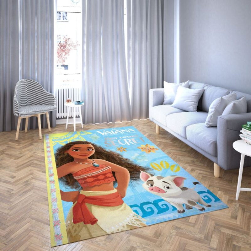 Prinzessin Moana Von Disney Lieblings Zeichentrick 14 Teppich, Teppiche - Outdoor Teppich, Teppich Wohnzimmer, Küchenteppich, Kinderzimmer, Modern
