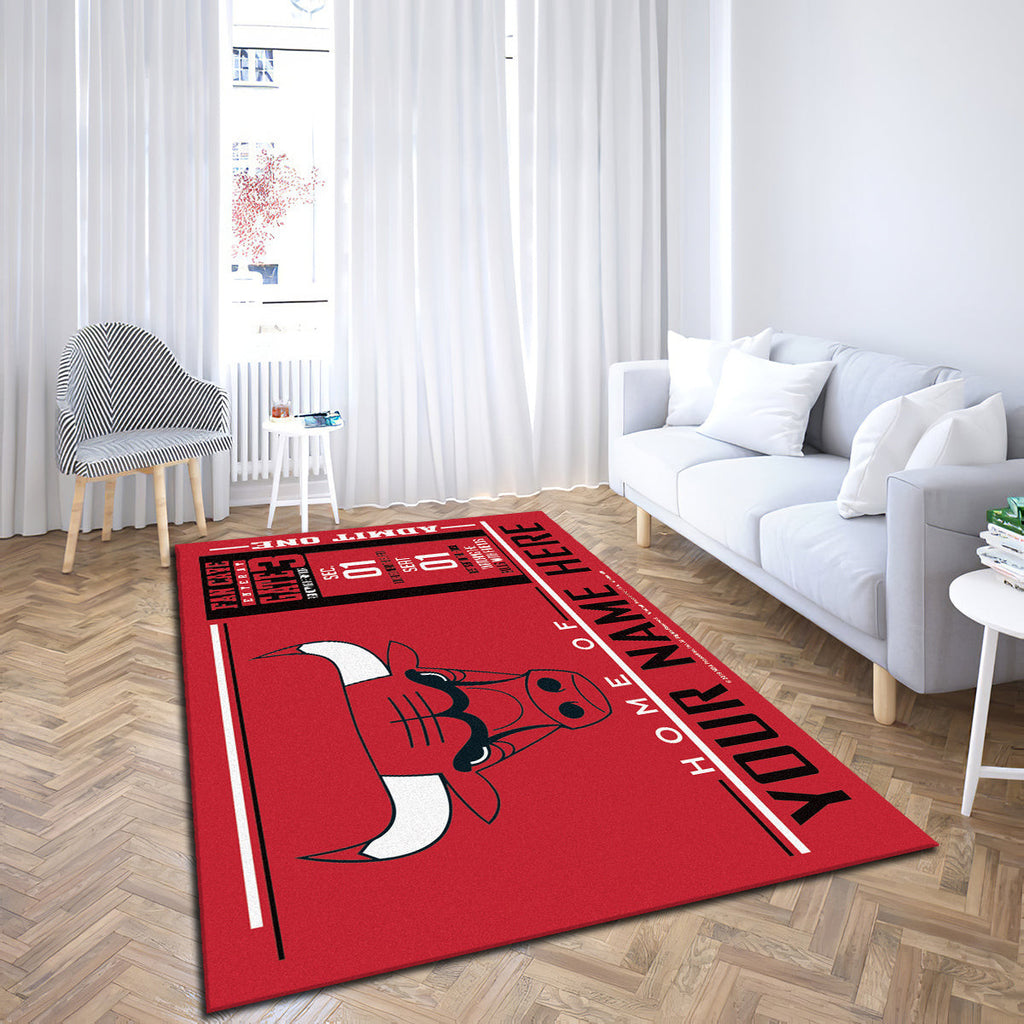 Chicago Bulls teppich, teppiche - outdoor teppich, teppich wohnzimmer , Küchenteppich, kinderzimmer, modern