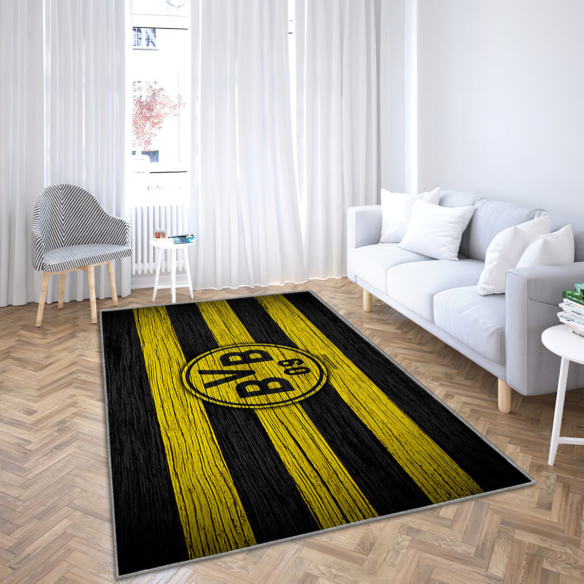 Borussia Dortmund Bundesliga Teppich, Teppiche - Bvb Outdoor Teppich, Teppich Wohnzimmer, Küchenteppich, Kinderzimmer, Modern