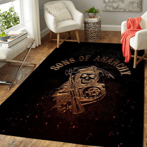 Sons Of Anarchy Music Symbols Art teppich - Anarchy Musiksymbole Art outdoor teppich, teppiche wohnzimmer , Küchenteppich, kinderzimmer, modern