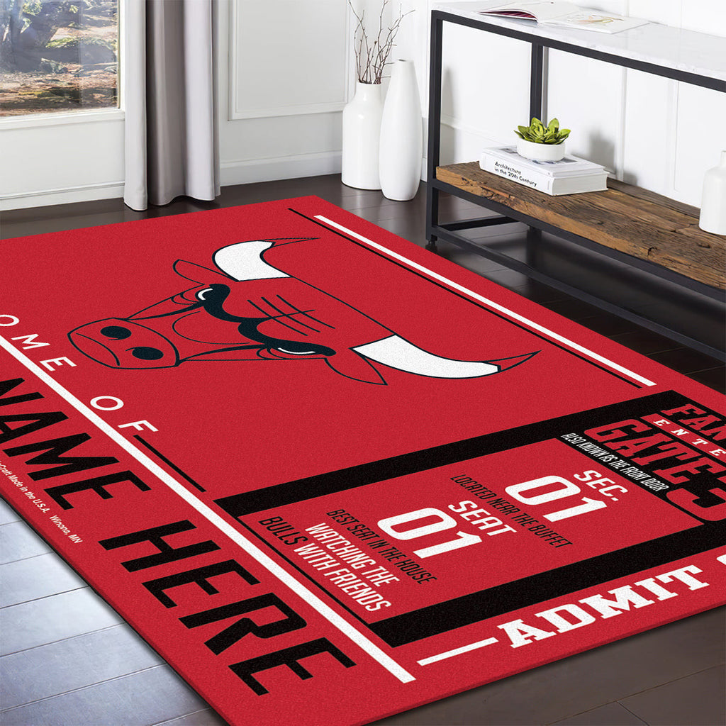 Chicago Bulls teppich, teppiche - outdoor teppich, teppich wohnzimmer , Küchenteppich, kinderzimmer, modern