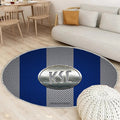 Karlsruher Sc Teppich Rund, Teppiche - Deutscher Fußballverein Outdoor Teppich Rund, Metall Emblem Teppich Wohnzimmer, Carpet, Rug