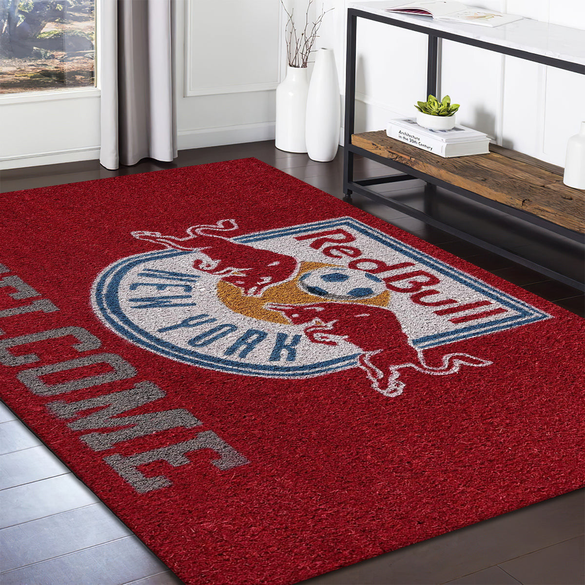 New York Red Bulls Welcome teppich, teppiche - willkommen outdoor teppich, teppich wohnzimmer , Küchenteppich, kinderzimmer, modern