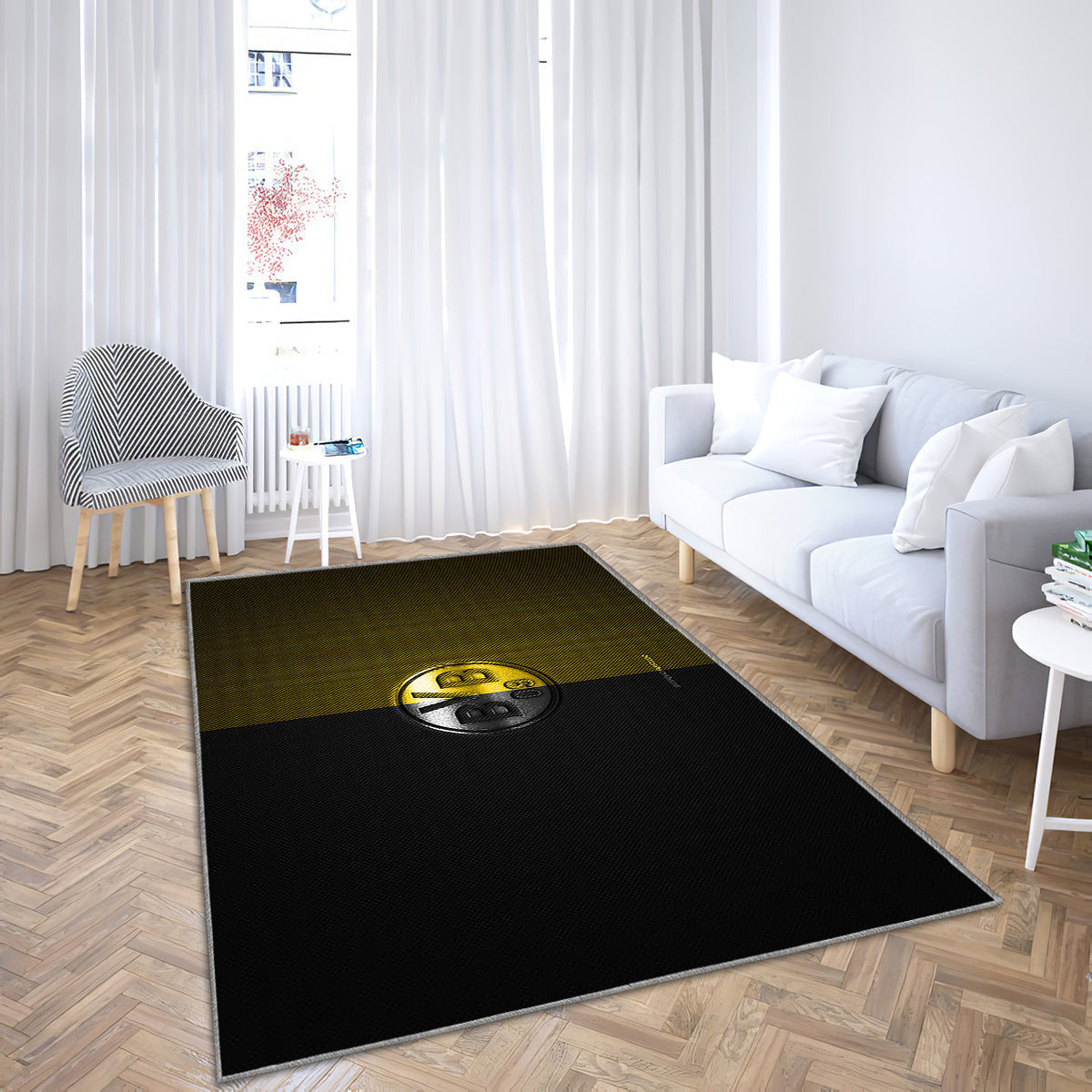 Borussia Dortmund Teppich, Teppiche - deutscher Fußballverein Outdoorteppich, Wohnzimmerteppich, Küchenteppich, Kinderzimmer, modern 1