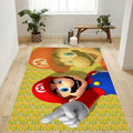 Super Mario 16 Teppich, Teppiche - Outdoor Teppich, Teppich Wohnzimmer, Küchenteppich, Kinderzimmer, Modern