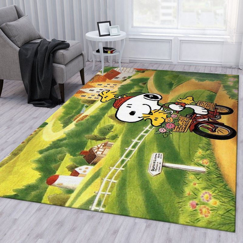 Snoopy Ver5 Teppich, Teppiche - Outdoor Teppich, Teppich Wohnzimmer, Küchenteppich, Kinderzimmer, Modern