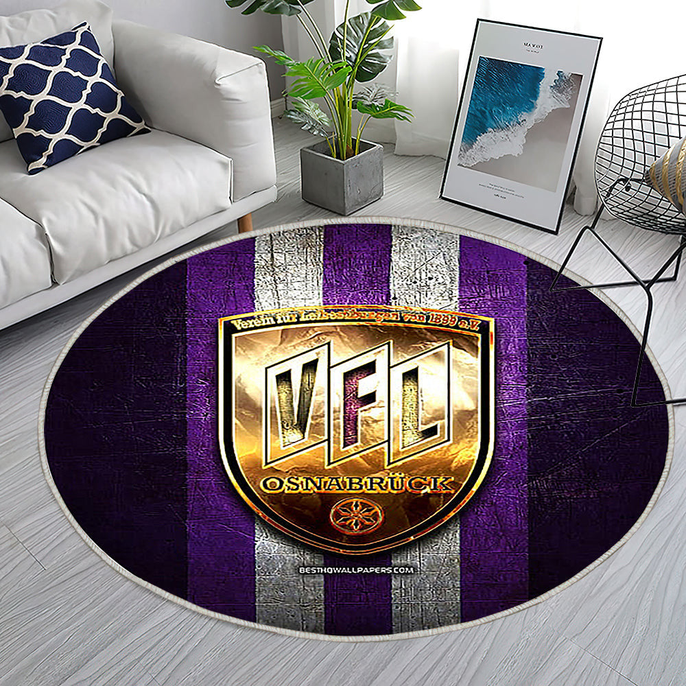 Fc Osnabrück Teppich Rund, Teppiche - Golden Outdoor Teppich Rund, Bundesliga 2 Teppich Wohnzimmer, Carpet, Rug