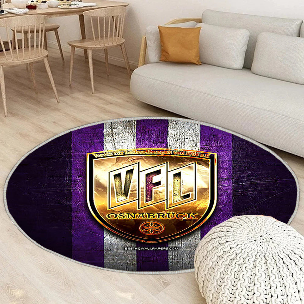 Fc Osnabrück Teppich Rund, Teppiche - Golden Outdoor Teppich Rund, Bundesliga 2 Teppich Wohnzimmer, Carpet, Rug