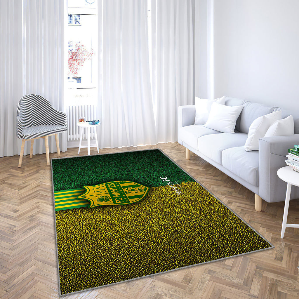 Fc Nantes French Football Club Teppich, Teppiche - Liga 1 Outdoor Teppich, Teppich Wohnzimmer, Küchenteppich, Kinderzimmer, Modern