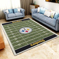 Pittsburgh Steelers Fubballmannschaft Nfl Sport Field teppich, teppiche - outdoor teppich, teppich wohnzimmer, Küchenteppich, kinderzimmer, modern