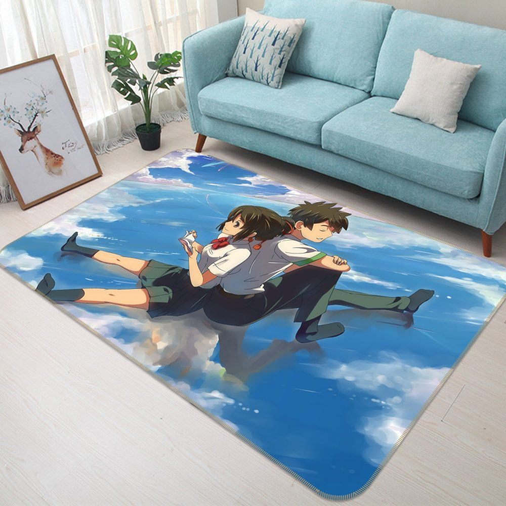Your Name Anime 6 Teppich, Teppiche - Outdoor Teppich, Teppich Wohnzimmer, Küchenteppich, Kinderzimmer, Modern