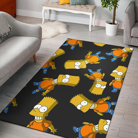 Bart Simpson teppich, teppiche - outdoor teppich, teppich wohnzimmer, Küchenteppich, kinderzimmer, modern