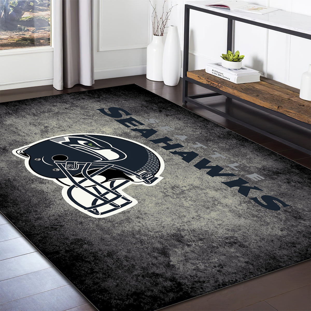 Seattle Seahawks Imperial Distressed teppich, teppiche - verzweifelt outdoor teppich, teppich wohnzimmer , Küchenteppich, kinderzimmer, modern