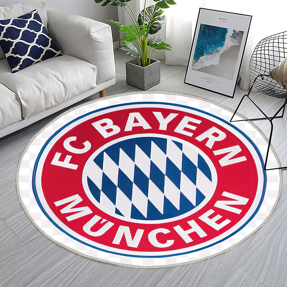 Fc Bayern München Fc Bavaria Tultitlan Fußballemblem Teppich Rund, Teppiche - Fußball Outdoor Teppich Rund, Emblem Teppich Wohnzimmer, Carpet, Rug