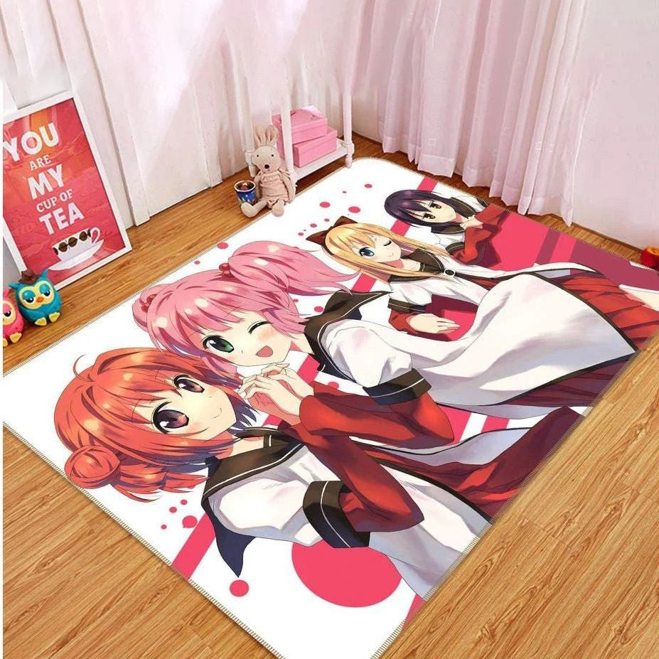 Yuruyuri Anime 2 Teppich, Teppiche - Outdoor Teppich, Teppich Wohnzimmer, Küchenteppich, Kinderzimmer, Modern