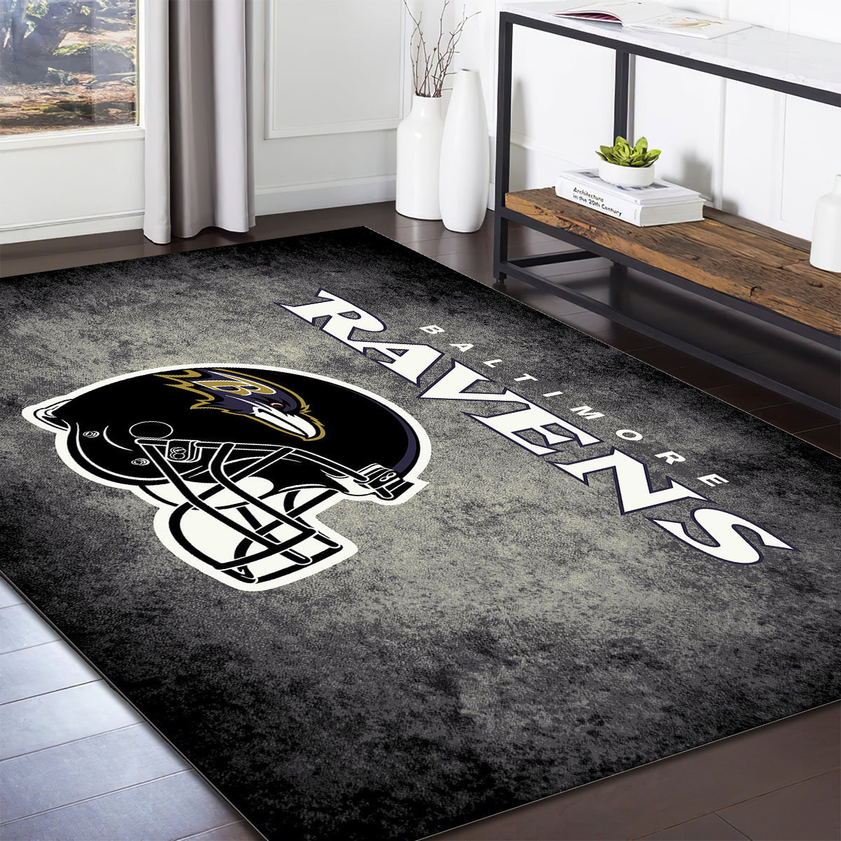 Baltimore Ravens Imperial Distressed teppich, teppiche - verzweifelt outdoor teppich, teppich wohnzimmer , Küchenteppich, kinderzimmer, modern
