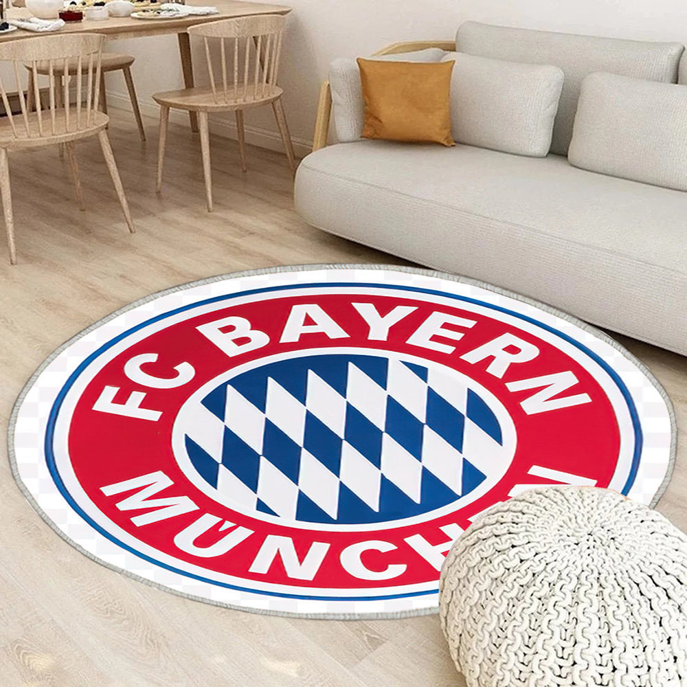 Fc Bayern München Fc Bavaria Tultitlan Fußballemblem Teppich Rund, Teppiche - Fußball Outdoor Teppich Rund, Emblem Teppich Wohnzimmer, Carpet, Rug
