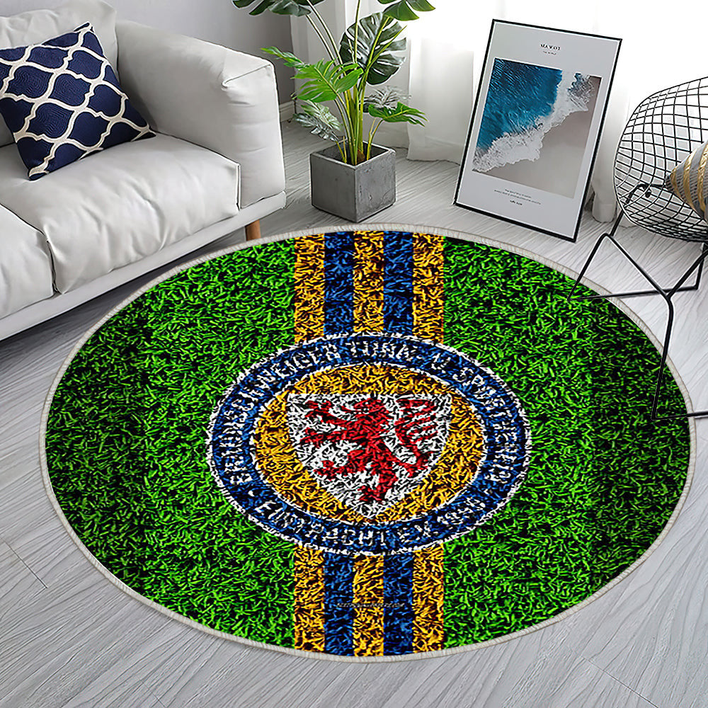 Eintracht Braunschweig Fc Deutscher Fußballverein Teppich Rund, Teppiche - Fußballrasen Outdoor Teppich Rund, Teppich Wohnzimmer, Carpet, Rug