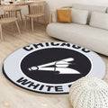 Chicago White Sox Roundel Teppich Rund, Teppiche - Outdoor Teppich Rund, Teppich Wohnzimmer, Carpet, Rug