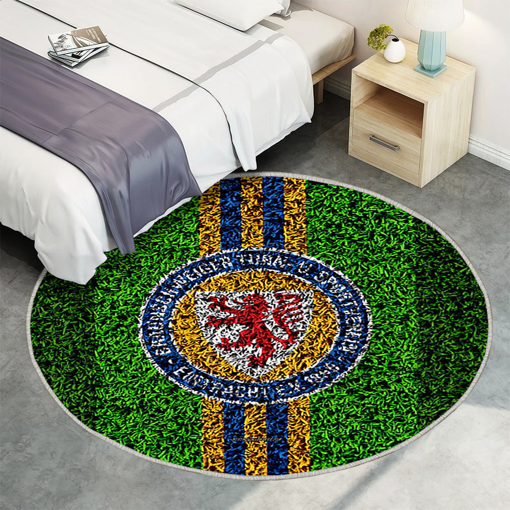 Eintracht Braunschweig Fc Deutscher Fußballverein Teppich Rund, Teppiche - Fußballrasen Outdoor Teppich Rund, Teppich Wohnzimmer, Carpet, Rug