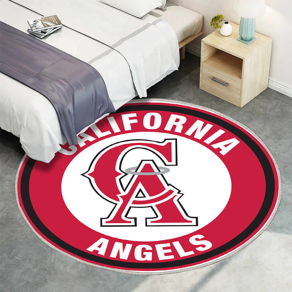 Los Angeles Engel Von Anaheim Ca Teppich Rund, Teppiche - Outdoor Teppich Rund, Teppich Wohnzimmer, Carpet, Rug